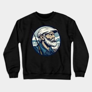 Fisherman Design , Fishing Lover Crewneck Sweatshirt